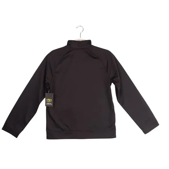 Athletic Works Boys Full-Zip Black Jacket With Reflective Stripe XL ,L - Picture 2 of 11